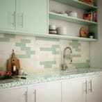 Wandtegel Equipe Cerámicas Country Beige Glans 6,5x20, Nieuw, 20 tot 40 cm, 10 m² of meer, Wandtegels