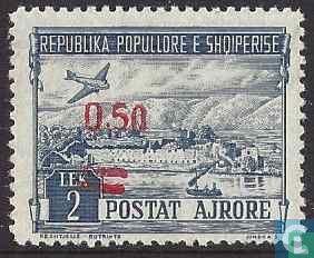 Albanië - Vliegtuig boven Butrint - 1952, Timbres & Monnaies, Timbres | Europe | Autre, Verzenden