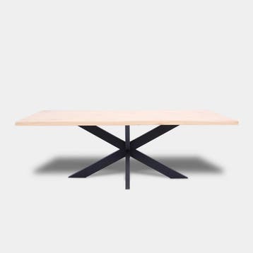 Tafel Boomstam eikenhout  Matrix XL  220x100, Huis en Inrichting, Nieuw