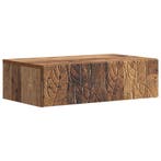 vidaXL Wandgemonteerde Zijtafel Oud hout 59 x 34,5 x 17 cm, Huis en Inrichting, Verzenden, Nieuw