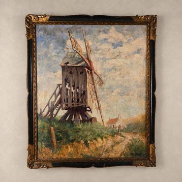 Europese school (XX) - Windmill in a Rural Landscape