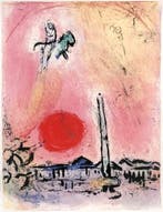 Marc Chagall (1887-1985) - Place de la Concorde, Antiek en Kunst