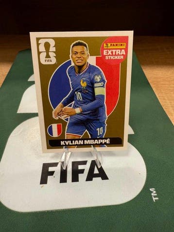 2026 Panini World Cup Stickers Kylian Mbappé Extra Sticker
