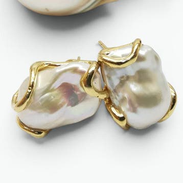 Parel - Argento 925 - Oorbellen - Italiaans vakmanschap
