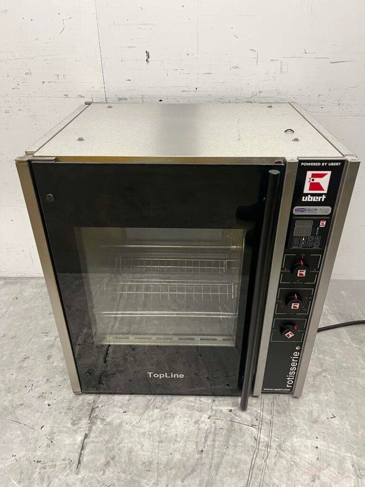 RVS Ubert RT-403 Kippengrill Grill 3 mandjes Bj. 2020 400V, Zakelijke goederen, Horeca | Keukenapparatuur, Ophalen of Verzenden