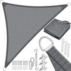 Schaduwdoek - Zonnezeil - Driehoek - 2,5x2,5x3,5 m - Grijs -, Verzenden, Nieuw