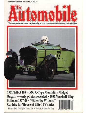 1992 THE AUTOMOBILE MAGAZINE 07, Livres, Autos | Brochures & Magazines