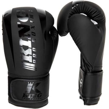 King Pro Boxing KPB / REVO 4 Bokshandschoenen Zwart Zwart, Sport en Fitness, Boksen, Verzenden, Nieuw, Bokshandschoenen