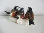 W. Goebel - Figurine - Drie vogels op boomstam - Porcelaine