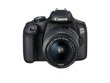 Canon EOS 2000D + 18-55mm IS II Spiegelreflex Camera, Verzenden
