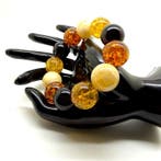 Exclusieve armband met Baltisch barnsteen kralen, 18 mm,