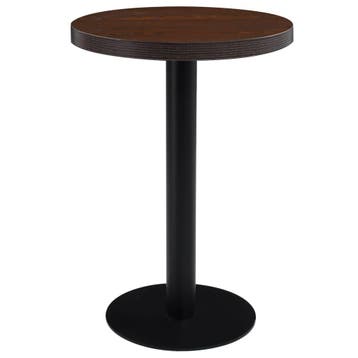 vidaXL Bistrotafel 60 cm MDF donkerbruin, Verzenden, Nieuw