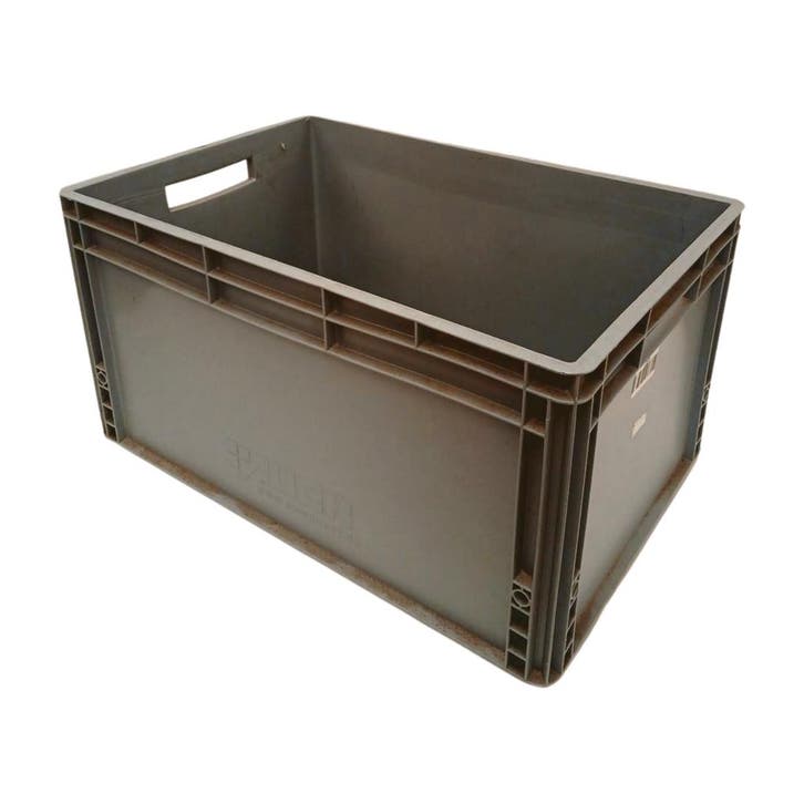 Stapelbak 600x400x320 mm euronorm grijs pp gebruikt, Articles professionnels, Aménagement de Bureau & Magasin | Entrepôt, Rayonnage & Stockage