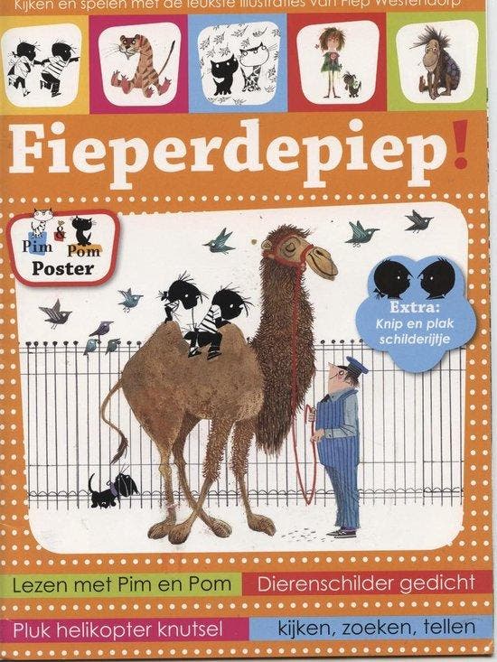 Fieperdepiep - nr 4 - Tijdschrioft voor Peuters en Kleuters, Livres, Livres Autre, Envoi