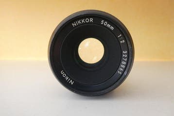 Nikon Nikkor F.1:2,0 50mm prime lens Cameralens, Nieuw