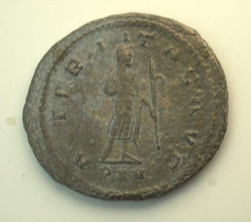Ancient Roman silver AR Antoninianus of Valerian I (253-260)