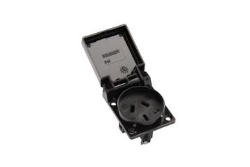 Martin Kaiser Prise encastrée Type I IP20 IP44 Noir - 457/sw, Verzenden, Nieuw