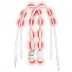 LED Nylon Schoenveters - Rood, Verzenden, Kabel of Snoer