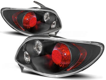 Peugeot 206 Zwarte Achterlichten | Tweede kansje | OP = OP, Autos : Pièces & Accessoires, Verzenden
