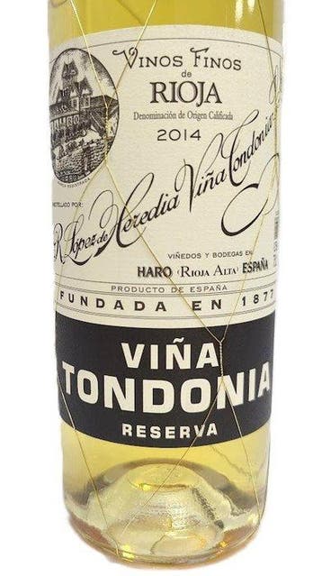 2014 R. López de Heredia, Viña Tondonia Blanco - Rioja, Collections