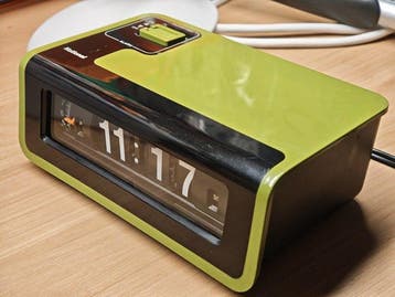 Klok - National - Plastic, Metaal - 1970-1980 - TG02 alarm