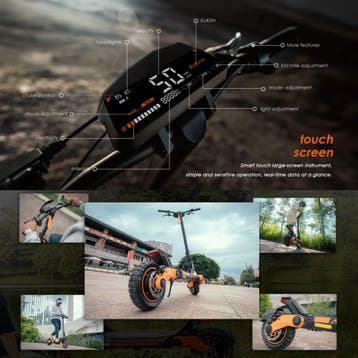 G3 Vouwbare Elektrische Scooter - Off-Road Smart E Step -, Verzenden, Nieuw, KuKirin