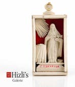 Baroque Retable - Os - 1700-1750 - Image en os sculptée