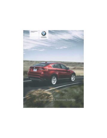 2008 BMW X5 & X6 INSTRUCTIEBOEKJE ENGELS