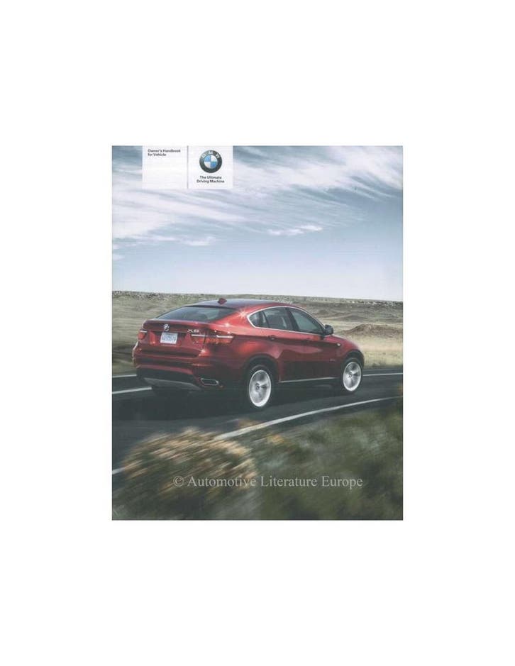 2008 BMW X5 & X6 INSTRUCTIEBOEKJE ENGELS, Autos : Divers, Modes d'emploi & Notices d'utilisation