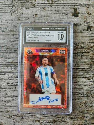 2024 Leaf Lionel Messi, Ronaldo Nazário 2/7 Édition limitée,, Nieuw