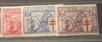 Belgique 1934 - Intégrale de l’année avec les séries, Postzegels en Munten, Postzegels | Europa | België, Gestempeld