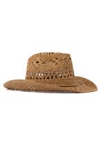 Cowboyhoed Raffia Lichtbruin Bruine Gevlochten Stro Cowboy W, Ophalen of Verzenden, Nieuw