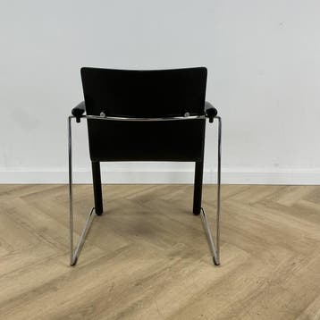 Thonet S320 vergaderstoel / stapelstoel, groen - zwart