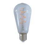 LED FILAMENT E27 EDISON DIMBAAR CLEAR 4W, Maison & Meubles, Lampes | Lampes en vrac, Verzenden