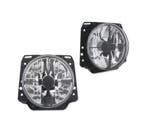 PHARES POUR VOLKSWAGEN VW GOLF MK2 83-91 FOND CHROMÉ, Autos : Pièces & Accessoires, Verzenden
