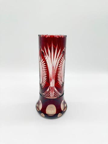 Val Saint Lambert - Vaas - 1251 / 298 - Kristal - Ruby Red