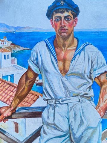 Griechische Schule (XX) - Griechischer Seemann