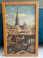 Dirk Johannes van Haaren (1878-1953) - Rooftops in Amsterdam, Antiek en Kunst