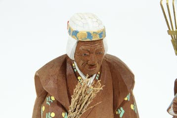 Sculpture of Takasago Couple by Harada Saikei (),