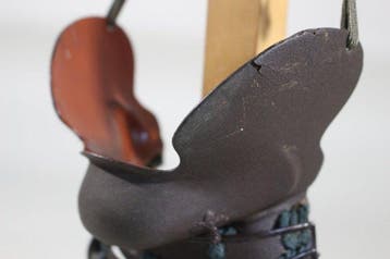 Mengu/Menpo - Japan - E3-529 Hanpo (masker) van de samurai