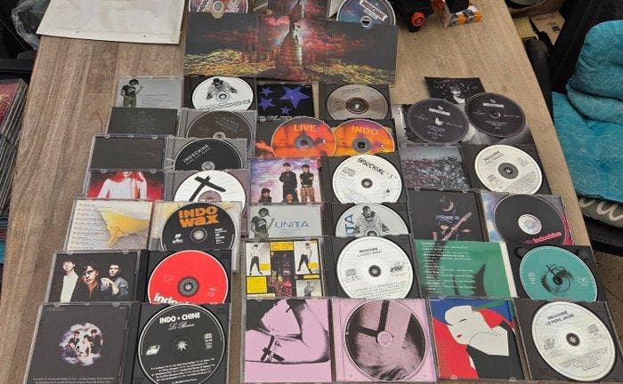 Indochine - 19 x CDs - Diverse titels - CD - 1983, CD & DVD, Vinyles Singles