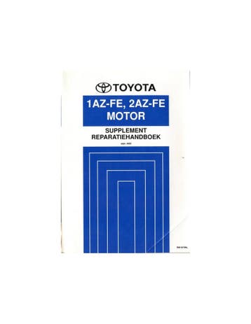 2003 TOYOTA RAV4 1AZ-FE 2AZ-FE MOTOR WERKPLAATSHANDBOEK NE.., Ophalen of Verzenden