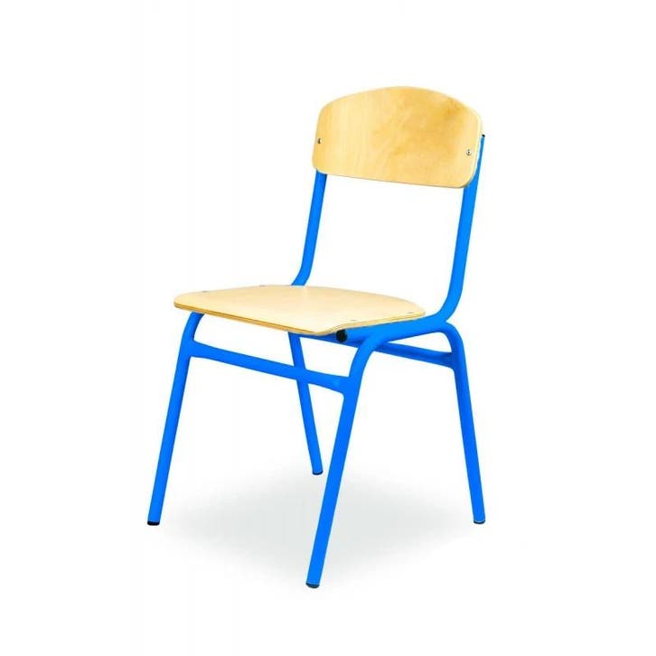 Schoolstoel | Blauw | Voor Kinderen 1.30-1.60m | Zithoogte, Zakelijke goederen, Horeca | Keukenapparatuur, Nieuw in verpakking