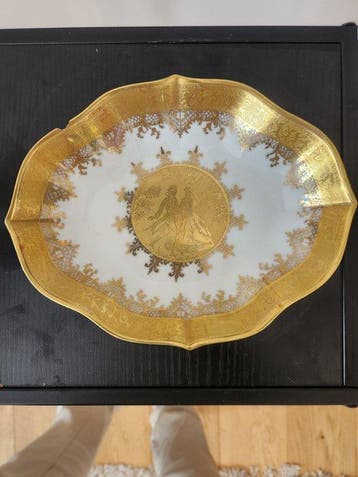 Plateau (2) - Porcelaine - Ensemble 2 pièces de luxe Karlsba