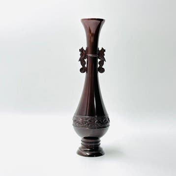 Vaas - Karakane-brons (koperlegering met tin en lood),