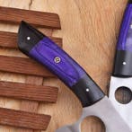 Keukenmes - Chefs knife - Hoogwaardig staal, Pakka wood en