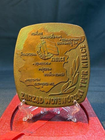Penning - Poland – Large Bronze Commemorative Plaque