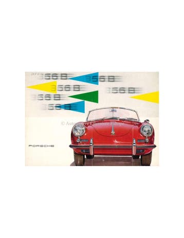 1960 PORSCHE 356 B BROCHURE DUITS, Ophalen of Verzenden, Nieuw