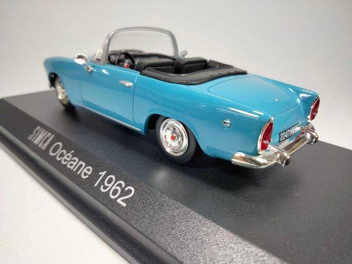 Norev 1:43 - Model cabriolet - Simca Océane (1962) - Met, Hobby en Vrije tijd, Modelauto's | 1:5 tot 1:12