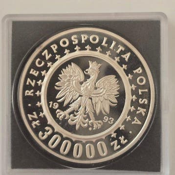 Polen. 300000 Zlotys 1993, 1 Oz (Zonder minimumprijs)